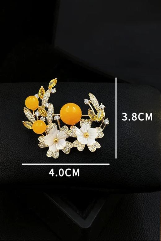 ESTACIA 精致花朵优雅配饰胸针 21717 商品图2