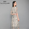 RSG郭培成衣品牌法式复古花纹连衣裙显瘦减龄长裙 商品缩略图4