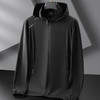 【防晒衣】【DWN】大依优型大码可拆卸帽外套高弹皮肤衣防晒外套男宽松加肥加大码上衣夹克薄款 商品缩略图5