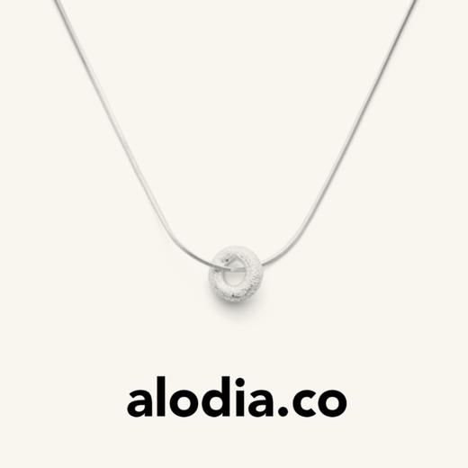 【罗一舟刘宇同款】alodia.co 品牌直发 溺星项链 925银细闪砂工艺闪耀璀璨 商品图0