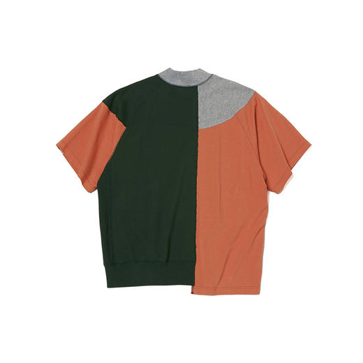 kolor BEACON Sweater REMAKE不规则拼接短袖圆领卫衣 商品图3