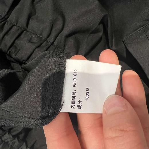 MZ松紧腰头抽绳休闲长裤（黑白）夏季952010160321 商品图4