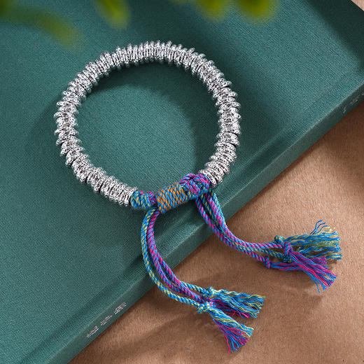 子佩集S925银【神采飞扬】手链【SL00097】纯银钱串腰缠万贯盘缠盘缠2504 商品图2