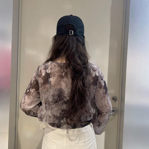 N流行花色两件套小衫（灰）夏季152080100321 商品图1