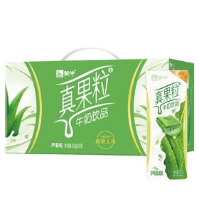 蒙牛真果粒牛奶饮品 芦荟 250ml*12盒