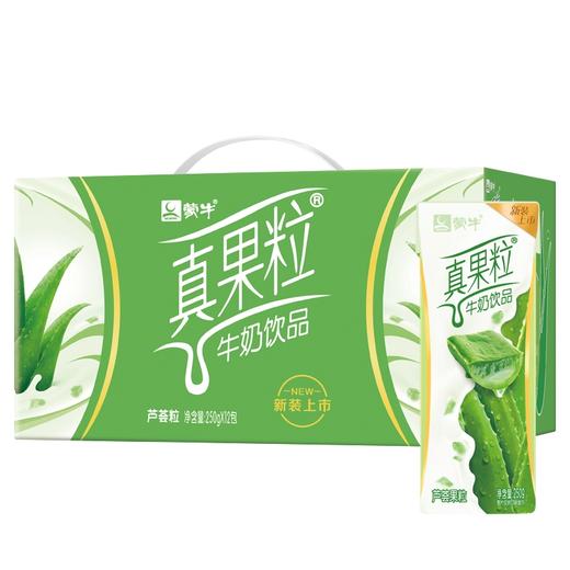 蒙牛真果粒牛奶饮品 芦荟 250ml*12盒 商品图0
