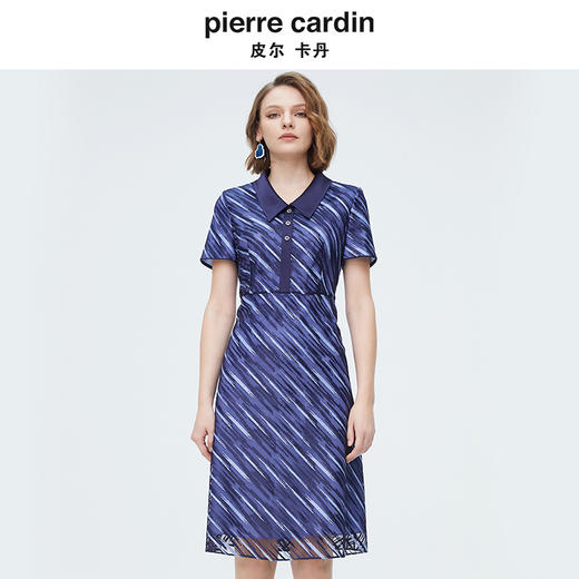 [皮尔卡丹女装]轻商务通勤修身简约知性气质连衣裙 商品图0