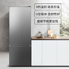 康佳冰箱182升双开门净味家用电冰箱两门租房两用小冰箱_BCD-182GQ2SU_182L钛金灰 商品缩略图1