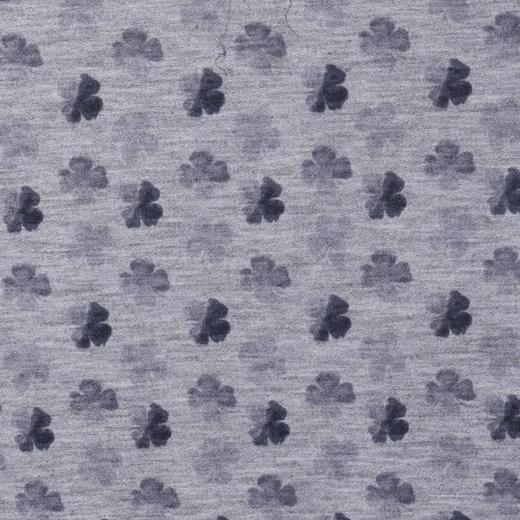 T3171夏季高级感新款韩系满印四叶草短袖T恤情侣宽松潮流休闲圆领上衣 商品图3