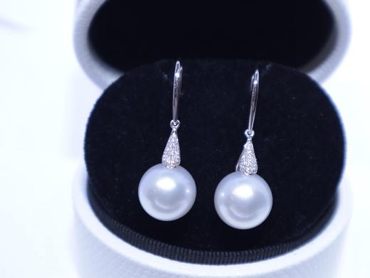 12mm-13mm澳白耳坠 商品图0