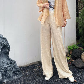 壁虎瑜伽 国风任意门【丝绒逸韵】阔腿裤【5天发货】