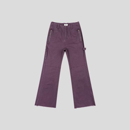 GOODBAI 916工装无腰带拼接拉链口袋直筒休闲裤 商品图3