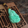 【天然正品】天然细腻糯种雕祥云绿底翡翠吊坠项链中性现售价：980特价!080425AH11 商品缩略图9