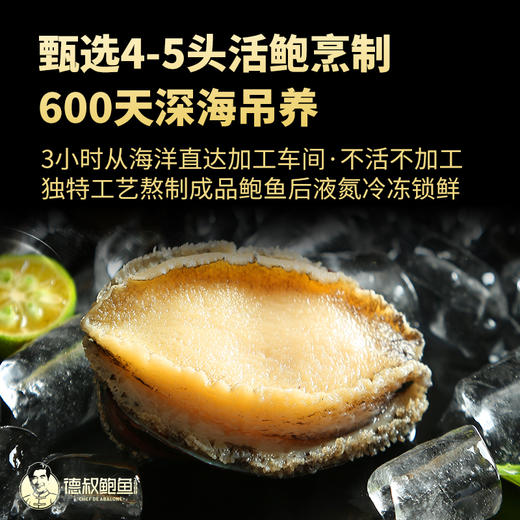 【新品上市】德叔鲍鱼黑松露鲍汁鲍鱼1只装*8盒【冷冻储存】 商品图1