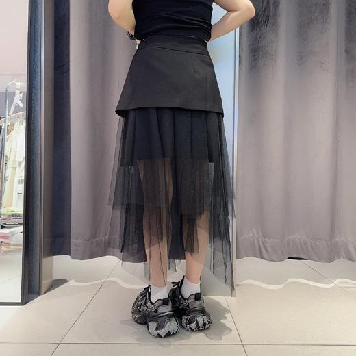 MC网纱配披帘百搭中长半裙50401（黑）夏季152520150321 商品图1