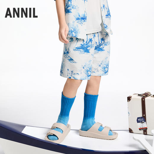 【实体店同款】男童全腰中裤夏季新款安奈儿童装AB526662 商品图1