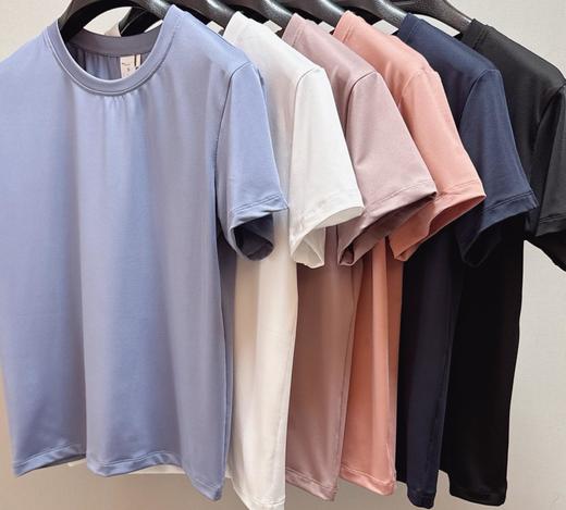 Alo代工 女士短袖圆领T恤  6色 弹力速干面料 休闲运动简约 All Day Short Sleeve l百里衣 商品图3