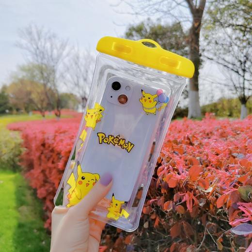 【手机防水套，漂流游泳必备！】卡通气囊手机防水袋保护套 漂流游泳防水套 触屏漂浮手机套手机壳-QQ 商品图1