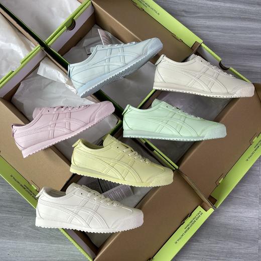 最近在日本都要排队买的款！ 鬼冢虎马卡龙色系 Onitsuka Tiger MEXICO 66 低帮鞋 国外超火的仙人掌🌵环保材料鞋 色彩明亮艳丽，更易搭配！ 商品图0