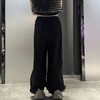 MZ松紧腰头抽绳休闲长裤（黑白）夏季952010160321 商品缩略图1