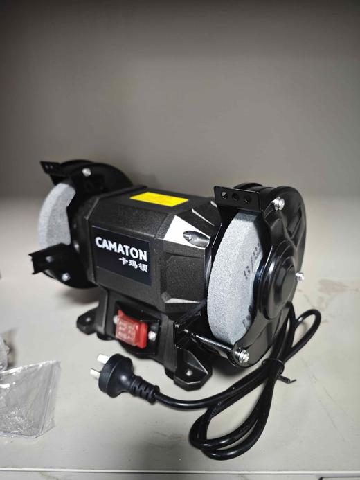 【货号04168】包邮卡玛顿125砂轮机铝壳台式砂轮机小型电动磨刀机工业级打磨机抛光机 商品图2