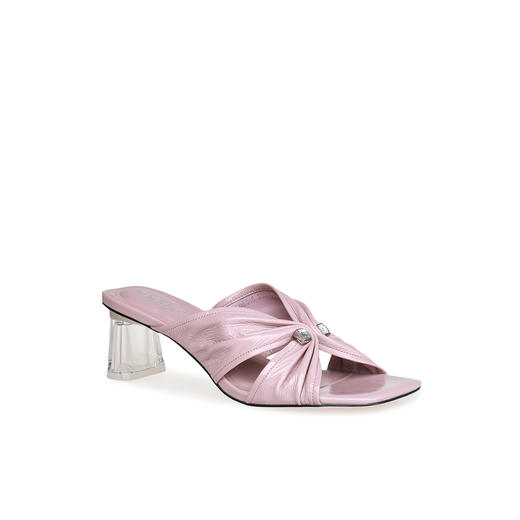 豪麟名鞋奥莱迪嘉女鞋凉拖牛移膜革DJHJA51WL015紫色  原价1660元 商品图0