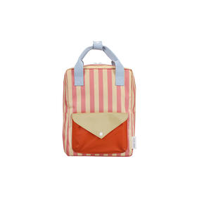 Sticky Lemon小柠檬 深海系列 中号 条纹（粉/麦黄）儿童背包 适合4岁+ SL1802277