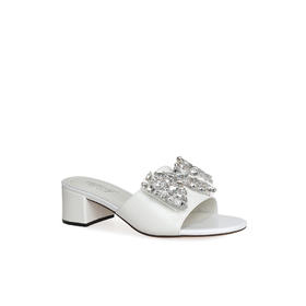 豪麟名鞋奥莱迪嘉女鞋凉拖牛皮革DJYYA51WL026白色  原价1660元