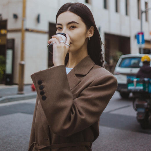 【于文文同款】alodia.co 品牌直发 溺星戒指 925银细闪砂工艺闪耀璀璨素圈开口可调节 商品图6