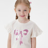 【凉感】马克珍妮女童甜美花边袖短袖T恤 宝宝上衣夏装新款550772 商品缩略图4