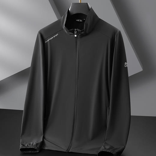 【防晒衣】【DWN】大依优型大码立领外套高弹皮肤衣防晒外套男宽松加肥加大码上衣夹克薄款 商品图6