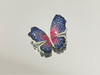 「蝴蝶」 彩色蓝宝石钻石隐形镶嵌胸针 商品缩略图2