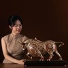 朱炳仁铜 四喜神牛 大师监制款 铜牛摆件 非遗铜雕家居商务礼品 商品缩略图4