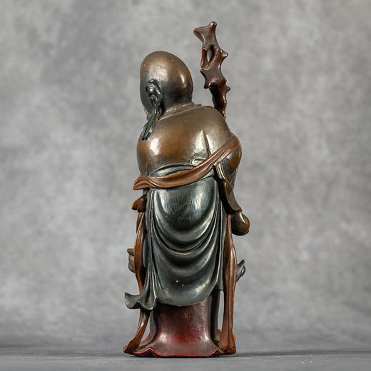 清	木胎髹漆寿星人物摆件 商品图3