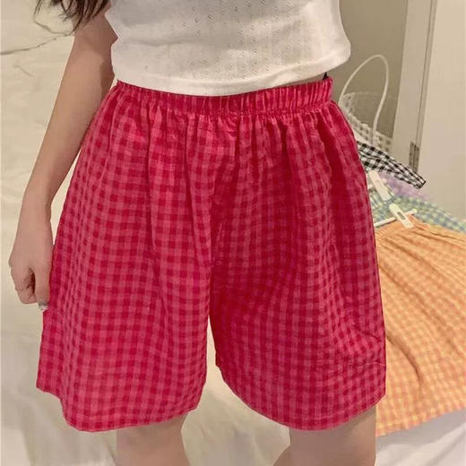 【YW】无忧购35元2件夏日宽松格子裤遛弯裤短裤(截单后7天发货) 商品图4