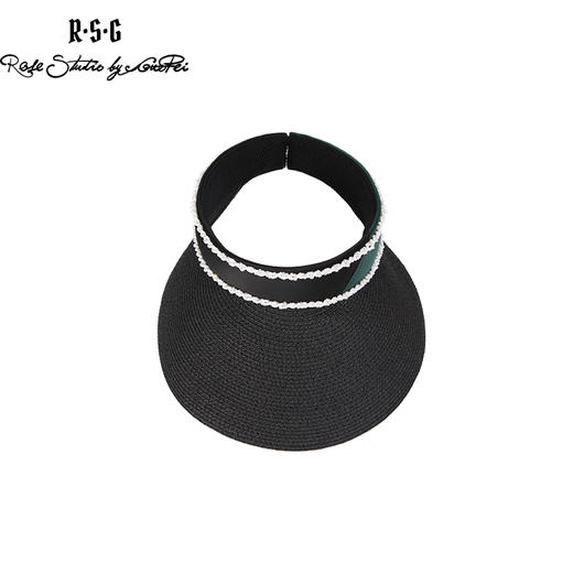 RSG郭培成衣品牌时尚钉珠大帽檐透气度假遮阳帽 商品图1