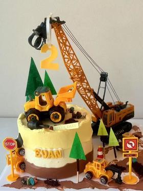 【玩具插件款】挖掘机吊车