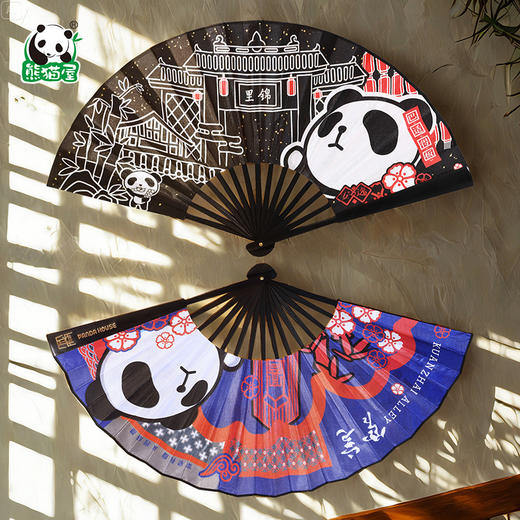 熊猫屋PANDAHOUSE 嘟嘟折扇 宽窄有度/遇见锦里 商品图0