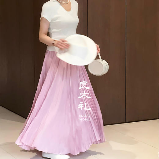 【部分现货】良木礼褶皱夏季半裙（17125） 商品图3