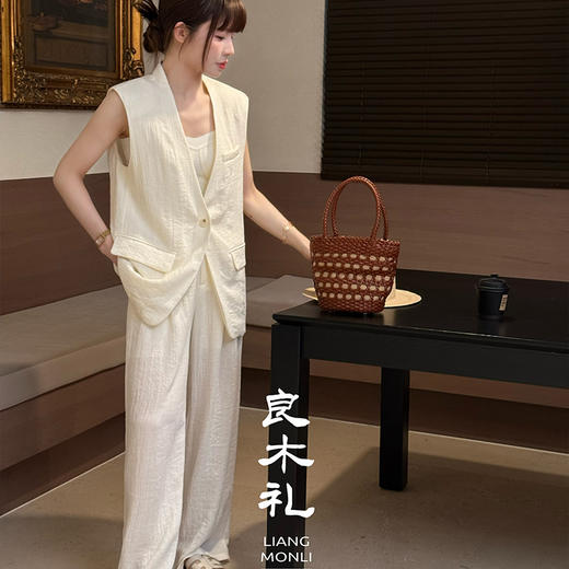 【现货】良木礼莱赛尔套装裤（81B101） 商品图0