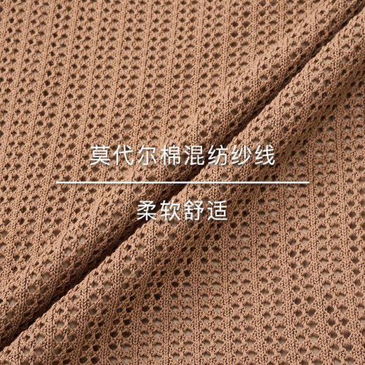 lost in echo2025春夏新款度假风手工钩花镂空透气针织吊带连衣裙 商品图4