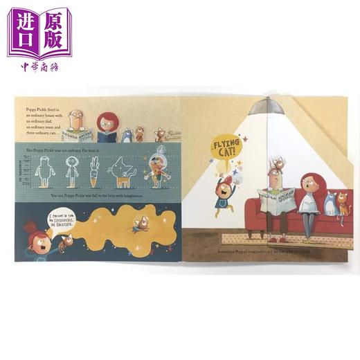 【中商原版】波平的奇妙世界 Emma Yarlett Poppy Pickle 英文原版 儿童绘本故事 一个想象力丰富的女孩的故事 亲子读物 进口 商品图2