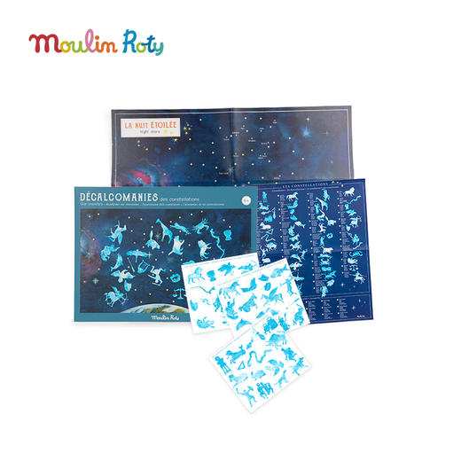 Moulin Roty 发现世界海陆动物主题 转印贴 适合4岁以上 转印效果极佳 法国品牌- 719185 商品图1