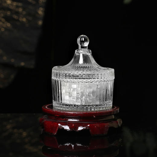 人手必备【净化消磁】灵机生活馆白水晶净化消磁碗收纳容器碎石原石摆件手链消磁石 商品图3