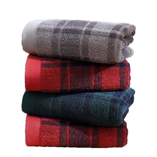 【英伦格毛巾】全棉格纹毛巾英伦格浴室洗脸毛巾格子面巾酒店民宿款 商品图4
