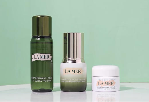 【海关保税直发】海蓝之谜中样四件套/神奇面霜+精粹水+精粹乳+唇膜-会员5折 商品图1