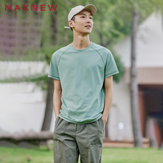 【T恤】插肩袖短袖T恤 1P2111210 商品图0