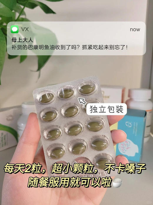 年后发！清北学霸同款🔥金凯撒巴康明鱼油，用科学营养为大脑“充电”！DHA+EPA纯度高达90%+  每日补充1粒巴康明鱼油🟰补充4粒DHA鱼油‼学生党要吃，备考党要吃，4岁+儿童更要吃！ 商品图13