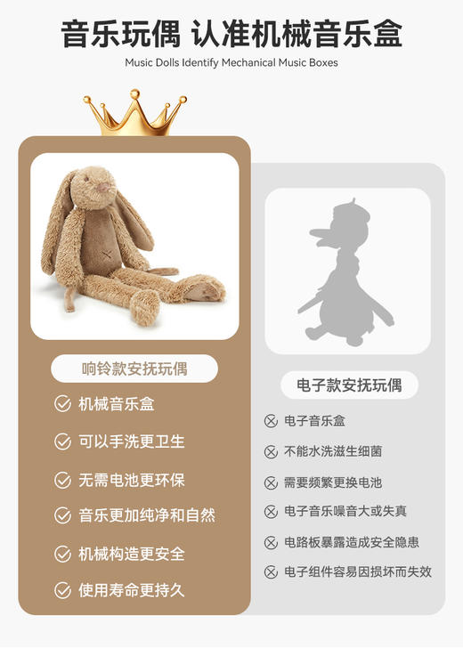 荷兰Happy Horse里奇兔毛绒玩具兔子安抚玩偶布娃娃可爱公仔礼物132641 132111 17681 131690 132100 133020 13401-7 商品图3