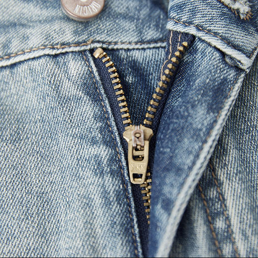 【新品上市】HX 夏季水洗牛仔九分裤合体版型复古S210520039101 商品图10